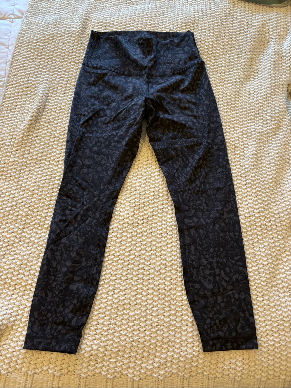 lululemon athletica Wunder Under Black Animal Print High-Rise Leggings